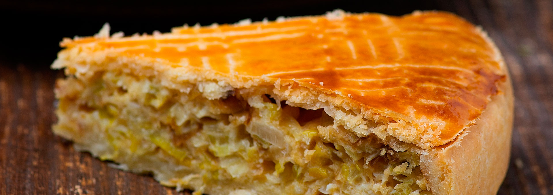 Closed Leek Cheese Pie